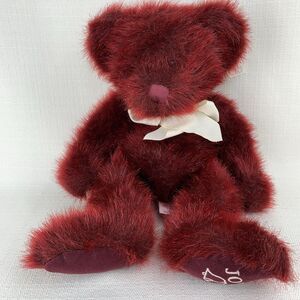 Russ Berrie CINNABERRIE GORGEOUS Christmas Stuffed Bear Joy Vintage Toy‎ Tags
